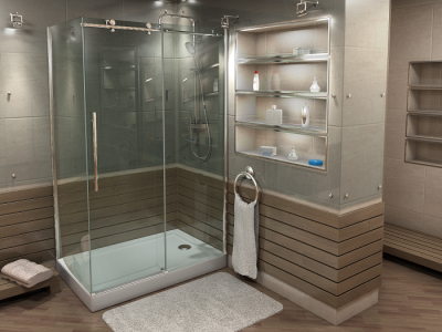 душевое ограждение bas пуэрта 140x90