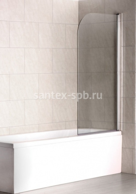 Шторка на ванну стеклянная RGW SC-05 80х150
