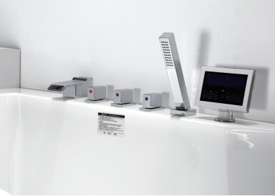 акриловая ванна с гидромассажем gemy g9066-ii o 171х86