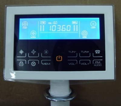 акриловая ванна с гидромассажем gemy g9085k 180х116