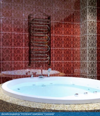 полотенцесушитель водяной сунержа иллюзия 1200х500