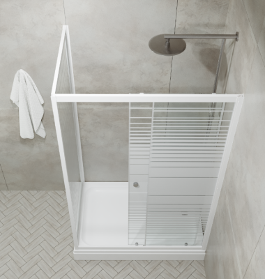 душевое ограждение прямоугольное тритон фьюжн 120x80