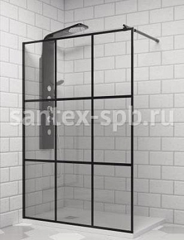 Душевая перегородка RGW WA-111B 1400x1950 чёрная Душевая перегородка RGW WA-111B 1400x1950 чёрная