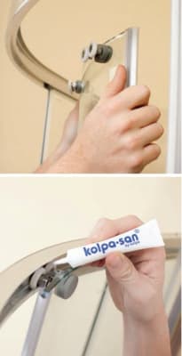 душевое ограждение(уголок) kolpa san q line tkp 120х90