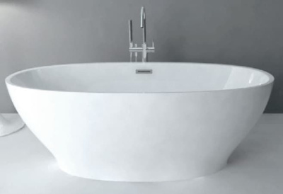 акриловая ванна отдельностоящая gemy g9207 165х80