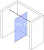 Душевая перегородка стеклянная WoterGlass TYPE-62-4