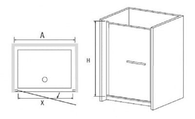 душевая дверь rgw pa-03 90x185