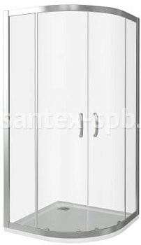 Душевое ограждение угловое Bas INFINITY R 90х90