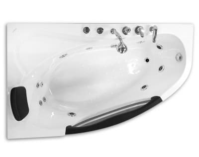 акриловая ванна с гидромассажем gemy g9046b l/r