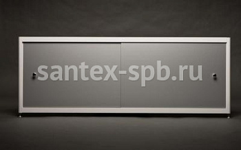 Экран под ванну A-Screen АЛЮМИНИЙ 2 шторки 170 - 200