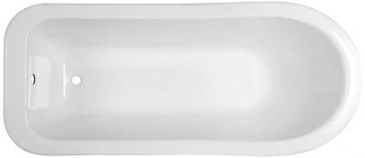 ванна из литьевого мрамора эстет царская 1700х730 отдельностоящая