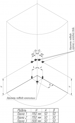 душевая кабина радомир паола - 3к