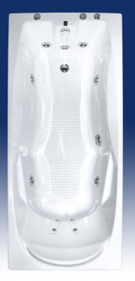 ванна акриловая bach исланд 180х80