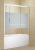 шторка для ванны стеклянная aquanet practic 160x150