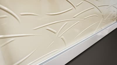 экран под ванну a-screen grass cream 2 шторки 90 - 150