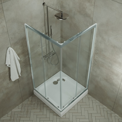 душевой уголок квадратный тритон вента 90x90