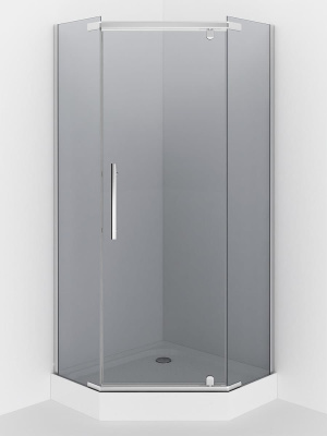 душевое ограждение erlit er 10109v 90х90 тонированное