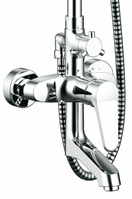 душевая система со смесителем bravat eco f6111147c-a-rus