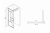 душевая перегородка abber ag63090b 90x200