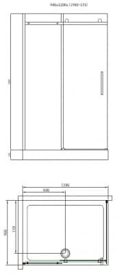 душевой уголок bandhours vincent 912