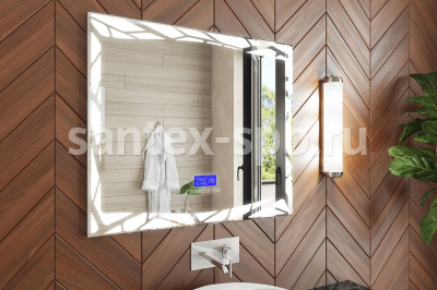 зеркало для ванной сенсорное vigo melissa media 100х70