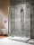 Душевое ограждение(уголок) Radaway ALMATEA KDJ+S с распашной дверью из каленого стекла, производство Польша