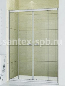 Стеклянная дверь для душа RGW CL-10 130x185