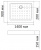 душевой поддон bandhours rectangular 914 140х90