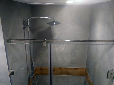 душевая перегородка стеклянная woterglass type-65-3