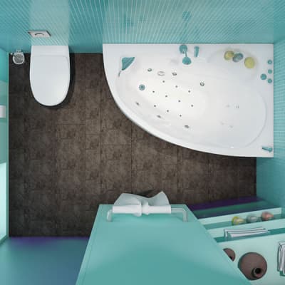 акриловая ванна тритон изабель 170x100 левая