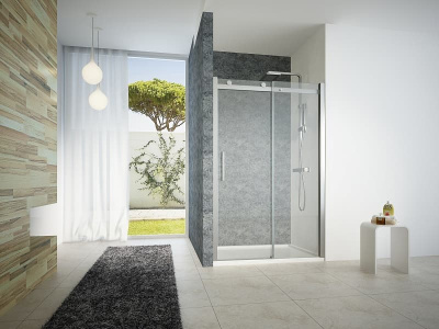 душевая дверь bandhours queen 170 170х195 раздвижная