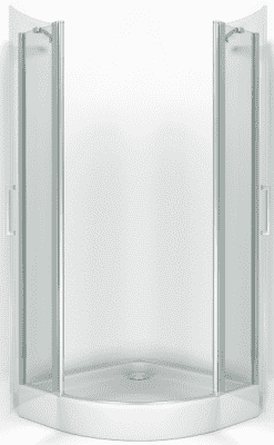 душевое ограждение bas пандора r 90x90