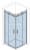 Душевое ограждение квадратное на заказ GlassWare TYPE-51 с двумя откатными дверьми