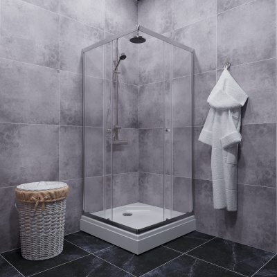 душевой уголок квадратный тритон вента 80x80 с поддоном