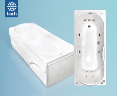 ванна акриловая bach лаура 150х70