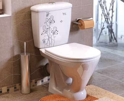 унитаз-компакт оскольская керамика суперкомпакт декор