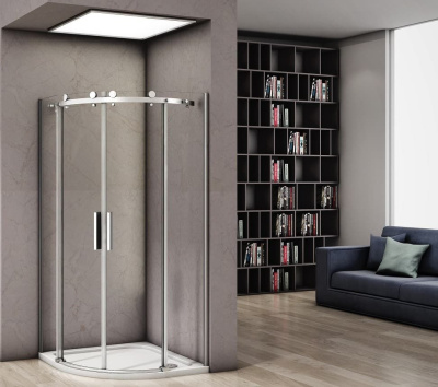 душевое ограждение bas altair-r-td (альтаир) 90x90