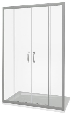 душевая дверь стеклянная bas infinity wtw-td 170х185