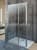 Душевое ограждение(уголок) Radaway EOS KDS с распашной дверью из каленого стекла, производство Польша