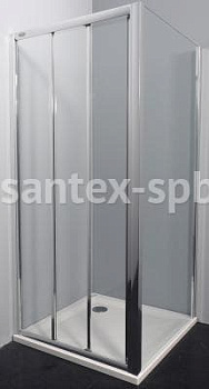 Душевое ограждение Kolpa San LUNA TV3D/S+TSV3D 90х90