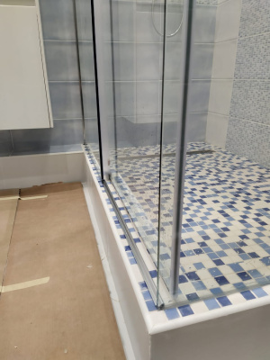 душевое ограждение прямоугольное glassware type-52 130x80