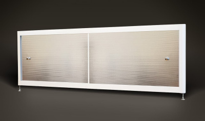экран под ванну a-screen circle silver 2 шторки 150 - 170