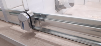 душевое ограждение прямоугольное type-50 110x100 хром/прозрачная