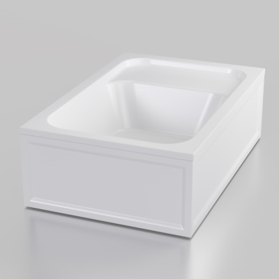 душевой поддон прямоугольный высокий rgw bcl 120x80