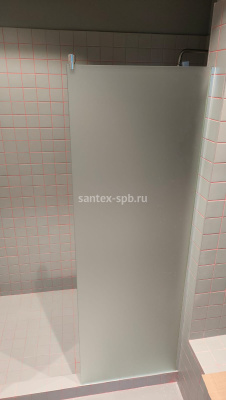 Московское ш. 25 - Душевая перегородка матовая из стекла 700x2000 на заказ