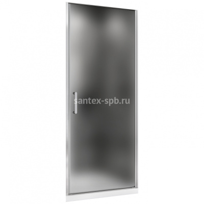 Душевая дверь в нишу ABBER AG04080M 80x195 распашная матовая