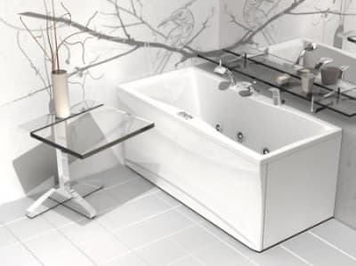 акриловая ванна акватек феникс - 150x75