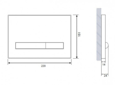 инсталляция с унитазом в комплекте cersanit link pro + carina co dpl eo slim + pilot стекло белый
