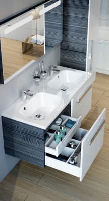 раковина ravak chrome двойная 1200