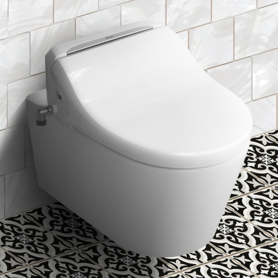 крышка-биде для унитаза электронная senspa jk-1000 grey